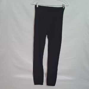 Elegant Black High-Rise Leggings